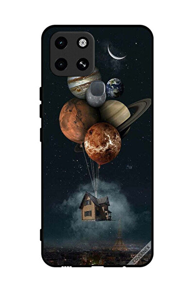Covernex غطاء حماية لهاتف Infinix Smart 6 - Balloon Planets Takes Home