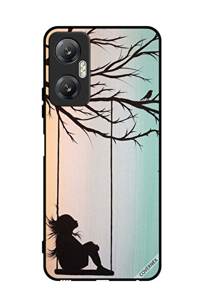 Covernex غطاء حماية لهاتف Infinix Hot 20 برسومات فنية لفتاة صغيرة حزينة