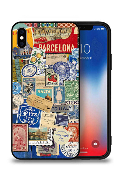 Tolwak ملصقات حماية لجهاز Apple iPhone XS لمدن مختلفة