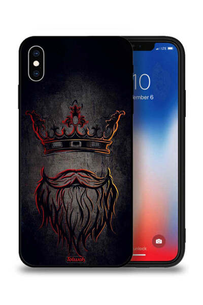 Tolwak غطاء حماية لجهاز Apple iPhone XS Max بتصميم King Artwork
