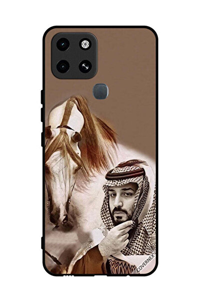Covernex غطاء حماية لهاتف إنفينيكس سمارت 6 محمد بن سلمان أمام حصان
