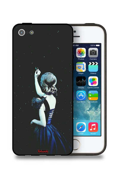 Tolwak غطاء حماية لهاتف Apple iPhone 5/5s/SE بتصميم نجمة مؤثرة