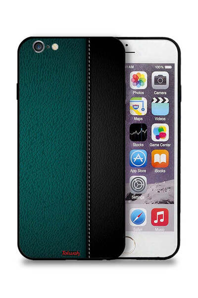Tolwak غطاء حماية جلدي بنقشة لهاتف Apple iPhone 6/6s