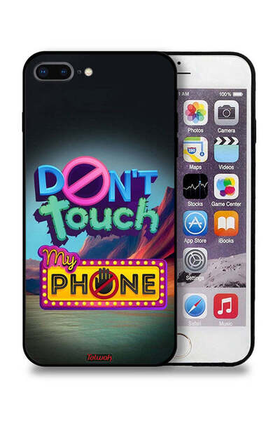 Tolwak جراب حماية لجهاز Apple iPhone 7 Plus - لا تلمس هاتفي
