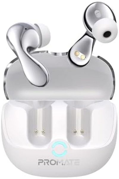 Promate True Wireless Earbuds with Active Noise Cancellation (ANC) and Environmental Noise Cancellat