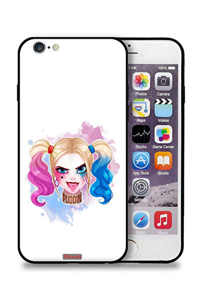 Tolwak غطاء حماية لجهاز Apple iPhone 6 Plus/6s Plus برسومات هارلي كوين