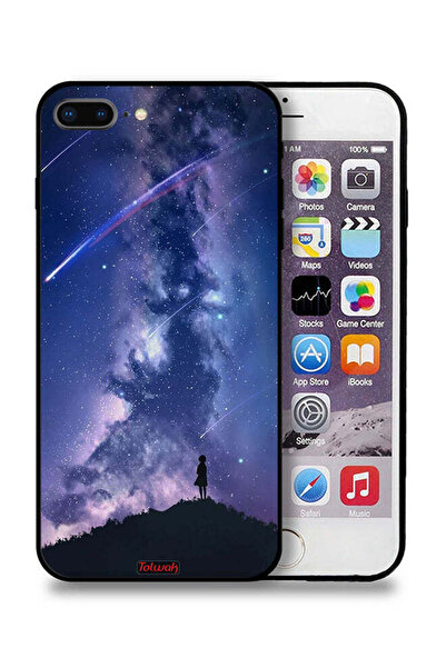 Tolwak غطاء حماية لجهاز Apple iPhone 7 Plus - نجوم متحركة
