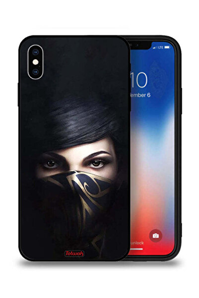 Tolwak جراب حماية لهاتف Apple iPhone XS Max بطبعة فتاة محجبة