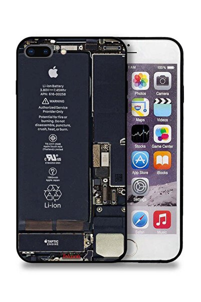 Tolwak جراب حماية لهاتف Apple iPhone 8 Plus بنمط دائرة الهاتف