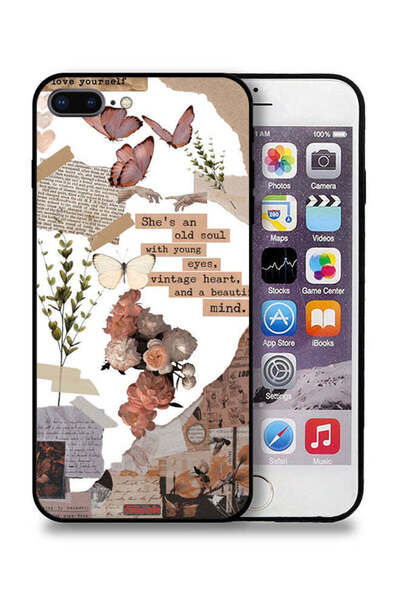 Tolwak جراب حماية لجهاز Apple iPhone 7 Plus مطبوع عليه عبارة "She Is An Old S...