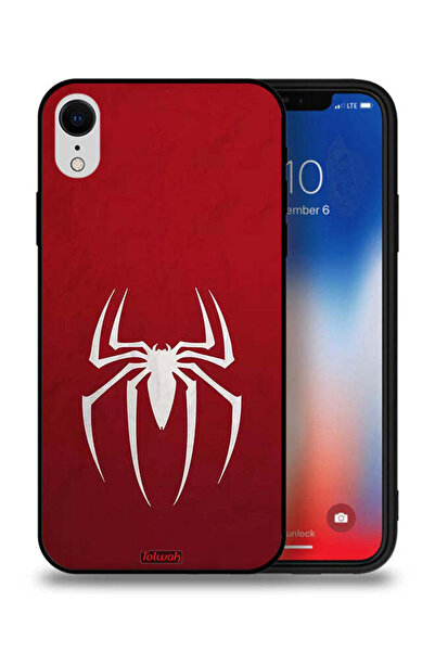 Tolwak غطاء حماية لجهاز Apple iPhone XR بتصميم Spider Icon