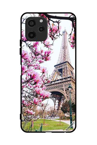 Covernex غطاء حماية لهاتف هواوي نوفا Y61 - زهور وبرج إيفل