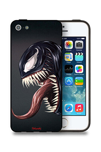 Tolwak غطاء حماية فينوم لجهاز آيفون 5/5s/SE من آبل