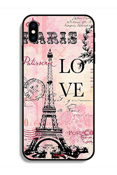 Tolwak جراب حماية لجهاز Apple iPhone X باريس لوف