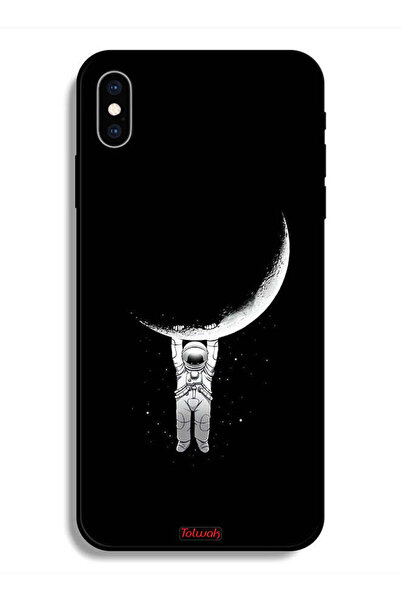 Tolwak Protective Case For Apple iPhone X Hanging From Moon