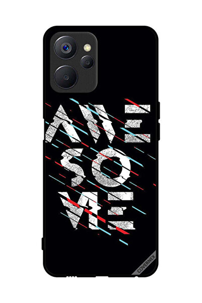 Covernex غطاء حماية لهاتف Realme 9i 5G بكلمة خطية رائعة