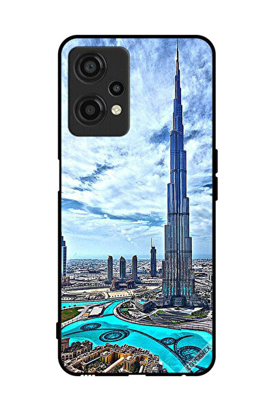 Covernex غطاء حماية لهاتف OnePlus Nord CE 2 Lite 5G برج خليفة، غيوم مؤثرة