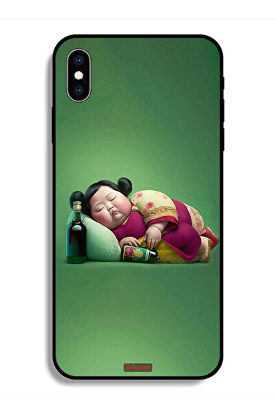 Tolwak جراب حماية لهاتف Apple iPhone X - فتاة سمينة