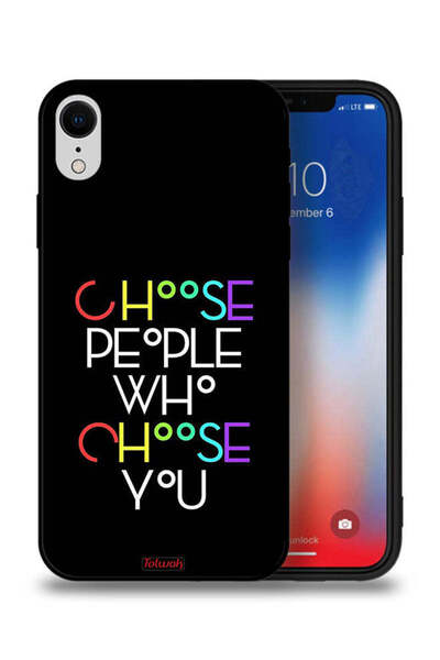 Tolwak جراب حماية لجهاز Apple iPhone XR اختر الأشخاص الذين يختارونك