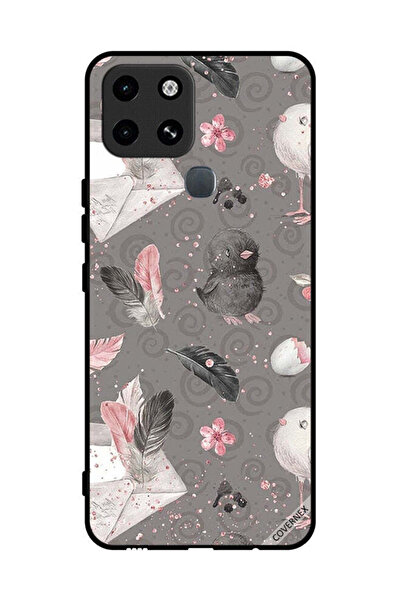 Covernex غطاء حماية لهاتف إنفينيكس سمارت 6 - ريش وفراخ