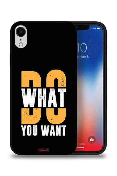 Tolwak جراب حماية لجهاز Apple iPhone XR افعل ما تريد