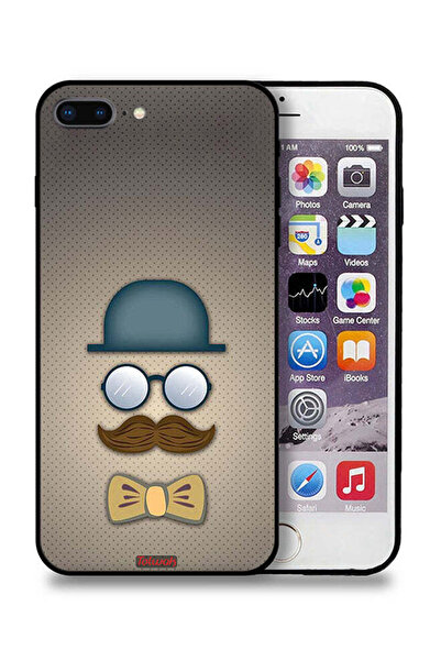 Tolwak غطاء حماية لجهاز Apple iPhone 7 Plus برسومات رأس الرجل