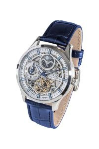 Carl Von Zeyten Carl von Zeyten CVZ 0063 SLS Freiburg Automatic Dual Time Mens Watch 44mm