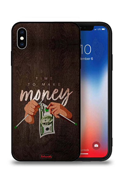 Tolwak جراب حماية لجهاز Apple iPhone XS Max حان وقت جني الأموال