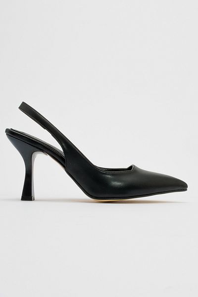 Ataköy Ayakkabı WOMEN'S POINTED TOE OPEN BACK STILETTO