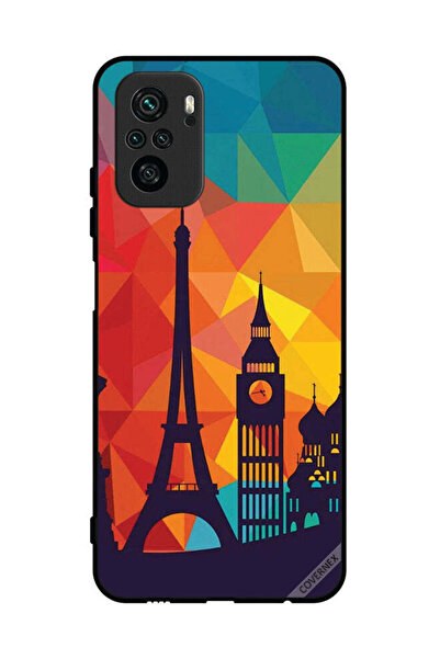 Covernex غطاء حماية لهاتف Poco M5s 4G بنمط باريس الملون