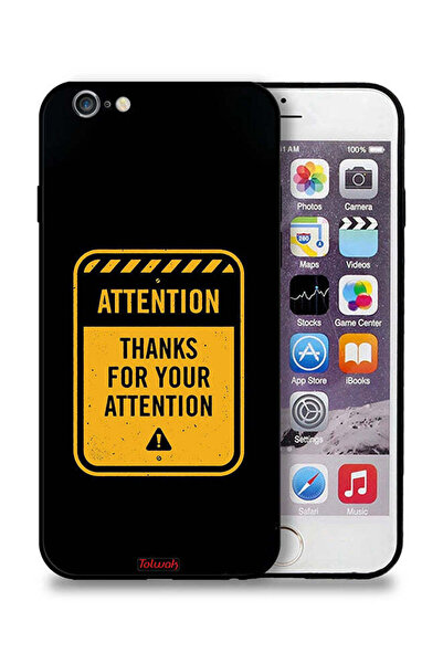 Tolwak جراب حماية لجهاز Apple iPhone 6 Plus/6s Plus شكرًا على الاهتمام
