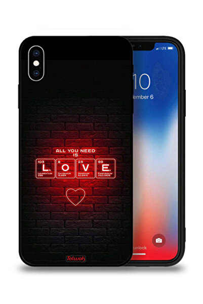 Tolwak جراب حماية لجهاز Apple iPhone XS كل ما تحتاجه هو الحب