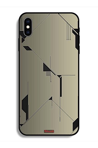 Tolwak جراب حماية لهاتف Apple iPhone X بتصميم فني تجريدي بسيط