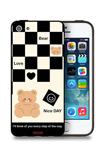 Tolwak جراب حماية لجهاز Apple iPhone 5/5s/SE - سأفكر فيك في كل خطوة على الطريق