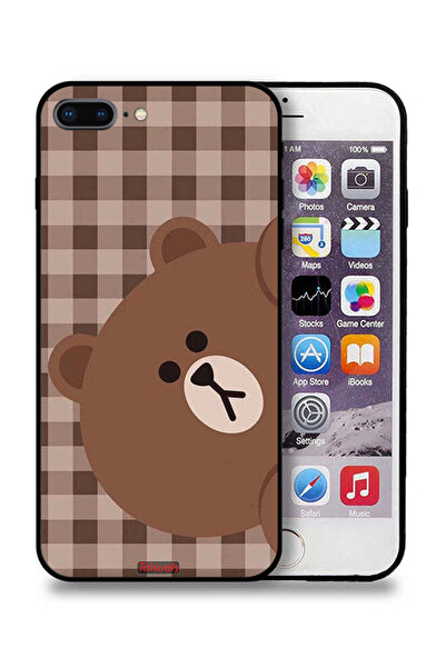 Tolwak غطاء حماية على شكل دب لجهاز آيفون 7 بلس من آبل