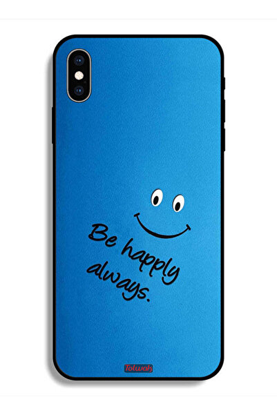 Tolwak جراب حماية لجهاز Apple iPhone X كن سعيدًا دائمًا