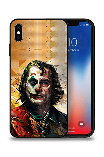 Tolwak جراب حماية لجهاز Apple iPhone XS Max برسومات جوكر