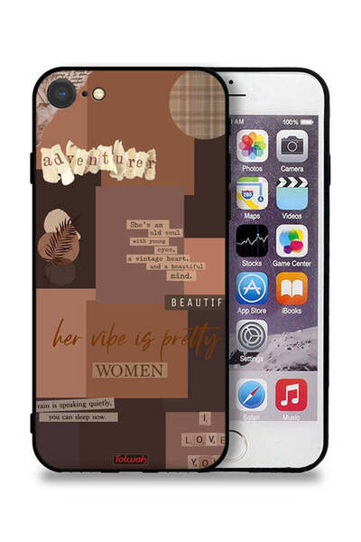 Tolwak جراب حماية لجهاز Apple iPhone SE (2020) Adventurer Women