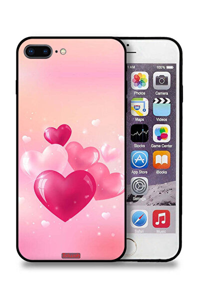 Tolwak غطاء حماية لجهاز Apple iPhone 8 Plus برسومات قلوب جميلة