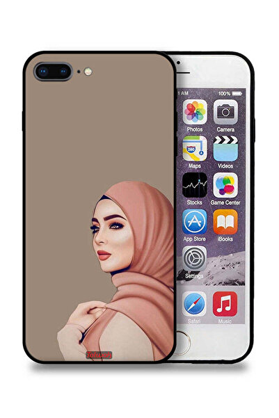Tolwak جراب حماية لجهاز آيفون 7 بلس من آبل، فتاة محجبة جميلة