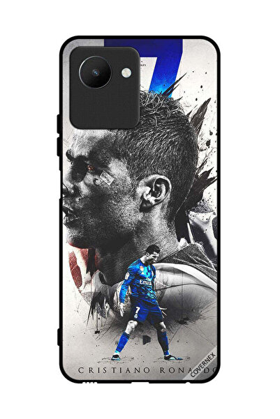 Covernex غطاء حماية لهاتف Realme C30s وخلفية كريستيانو رونالدو