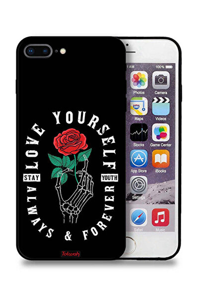 Tolwak جراب حماية لجهاز Apple iPhone 7 Plus - أحب نفسك دائمًا