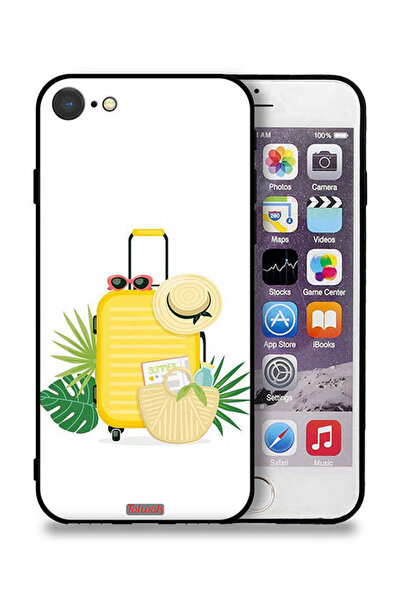 Tolwak Apple iPhone SE (2022) Protective Case Summer Digital Art