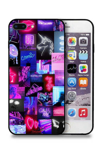 Tolwak غطاء حماية لهاتف Apple iPhone 7 Plus برسومات هزلية