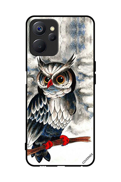 Covernex غطاء حماية لهاتف Realme 9i 5G برسومات بومة فنية
