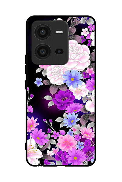 Covernex غطاء حماية لهاتف فيفو V25 ميكس فلاورز
