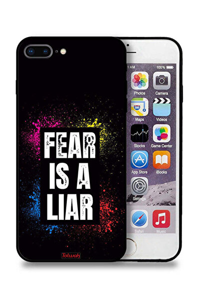 Tolwak جراب حماية لجهاز Apple iPhone 8 Plus - الخوف كاذب