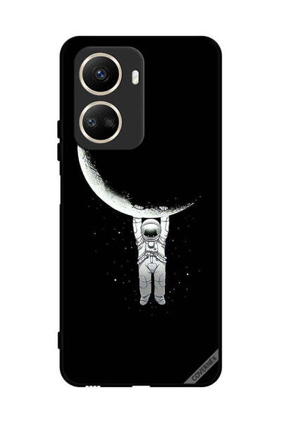 Covernex غطاء حماية لهاتف هواوي نوفا 10 إس إي، صورة رائد فضاء معلق على القمر