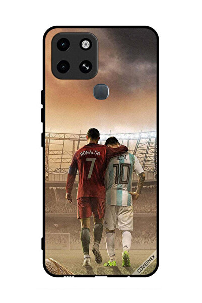 Covernex غطاء حماية لهاتف إنفينيكس سمارت 6 ميسي ورونالدو
