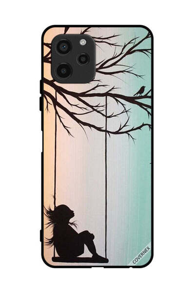 Covernex غطاء حماية لهاتف هواوي نوفا Y61 - رسمة فتاة صغيرة حزينة